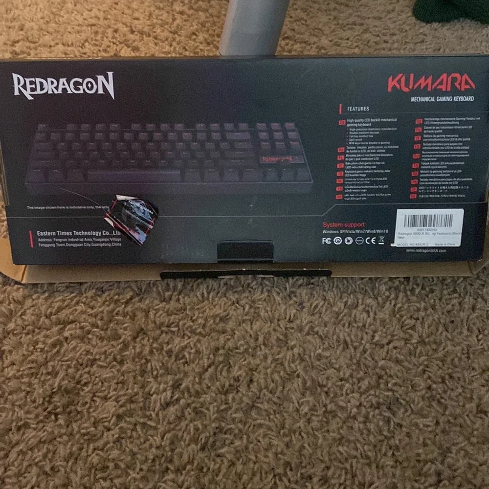 This is a red dragon gaming keyboard. That he’s LED lights
